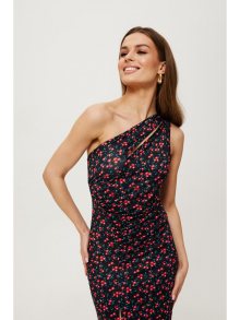 K194 Šaty na ramena s děleným výstřihem - model 3 EU S