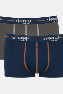 Pánské boxerky SLOGGI MEN START HIPSTER C2P BOX GRAFIT-GRANÁT XXL