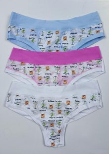 Dámské bavlněné brazilky Lovelygirl 6616D | mix | M