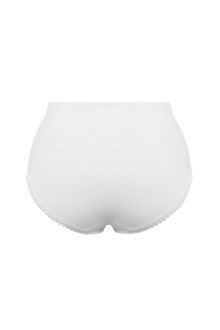 Stahovací kalhotky Ela white super - MITEX Bílá 6XL