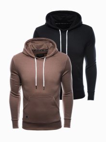 Ombre Clothing Dvojbalení stylových mikin s kapucí Z35-V5