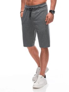 Buďchlap Pánské teplákové kraťasy v šedé barvě SRBS0101/V-3