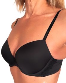 Dámská podprsenka Calvin Klein QF7578E PUSH-UP | černá | 75D