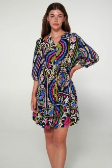 Vamp - Šaty s krátkými rukávy 20400 - Vamp black S