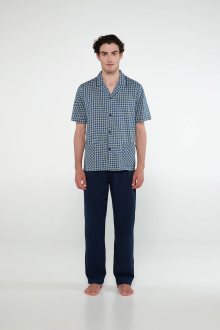 Vamp - Pyžamo s dlouhými kalhotami 20694 - Vamp blue royal M