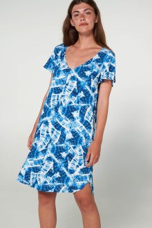 Vamp - Šaty s krátkými rukávy 20448 - Vamp blue wave M