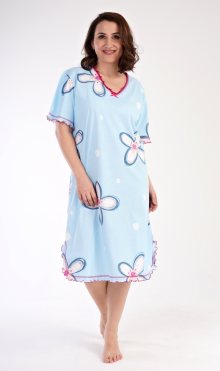 Nadměrná dámská košile Vienetta Secret VERONIKA | modrá | 4XL