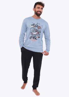 Pánské pyžamo Muydemi 390065 | modrá | L