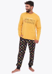 Pánské pyžamo Muydemi 390066 | žlutá | L
