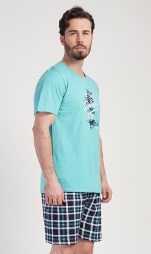 Pánské pyžamo šortky Honolua bay azurová M
