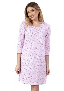 Dámská noční košile 143/43 REGINA | růžová (pink) | M