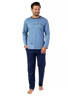 Pánské pyžamo 466/42 REGINA | modrá | XXL