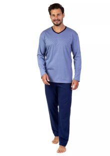 Pánské pyžamo 468/42 REGINA | modrá | XXL