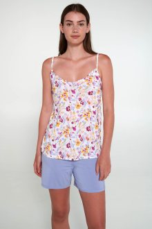 Vamp - Dvoudílné dámské pyžamo 20034 - Vamp blue lavender xl