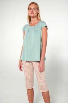 Vamp - Pyžamo s krátkými rukávy 20064 - Vamp blue mint 3xl