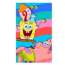 Dětský ručník Sponge Bob s Patrickem a Garym 30x50 cm | dle fotky | 
