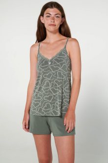 Vamp - Dvoudílné dámské pyžamo 20051 - Vamp green sage xl