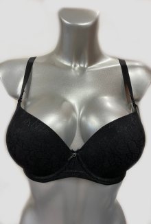 Dámská PUSH-UP podprsenka Fantasy 1771 80 D černá