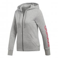 adidas Linear Fullzip Hoodie šedá S