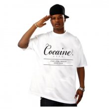 Panské tričko Cocaine Life Basic Large Logo Tee White - M