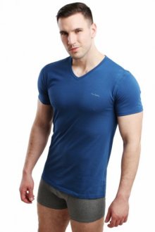 Pierre Cardin Vneck jeans Pánské triko XXL jeans