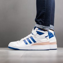 Boty - adidas Originals | MODRÁ | 40 - Dámské boty sneakers adidas Originals Forum Mid BY4412