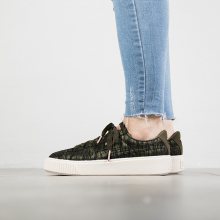 Boty - Puma | ZELENÝ | 36 - Dámské boty sneakers Puma Basket Platform Vr 364092 01