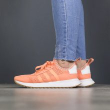 Boty - adidas Originals | ORANŽOVÝ | 36 2/3 - Dámské boty sneakers adidas Originals Flashback Primeknit BY9104