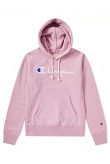 Champion Mikina Reverse Weave Pink Hooded Sweatshirt 