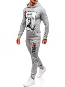 Šedá pánská tepláková souprava Bolf 0392