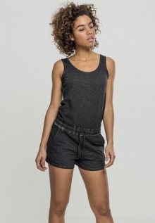 Urban Classics Ladies Cold Dye Short Jumpsuit black - XS