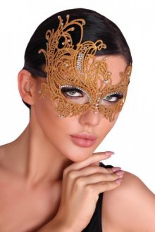 Maska na oči Golden, Mask Golden Lc 0011 Univerzální zlatá