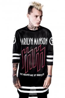 KILLSTAR Marilyn Manson Use Your Fist Hockey Team černá