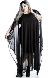 šaty dámské KILLSTAR - Mystic Mesh Maxi [PLUS] - K-DRS-F-2021 4XL