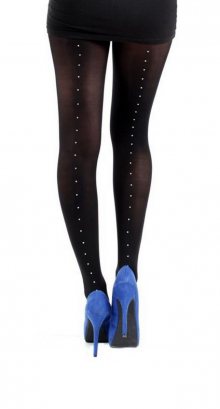 punčocháče PAMELA MANN 80 Denier 3D Tights Black With Pyramid Seam