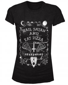BLACK CRAFT Hail Satan Eat Pizza L