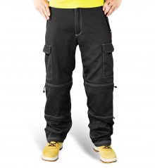 kalhoty SURPLUS - Trekking Trouser - BLACK - 05-3595-03