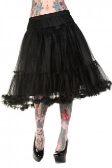 BANNED Petticoat Black Černá S