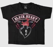 BLACK HEART Flames Černá 5-6