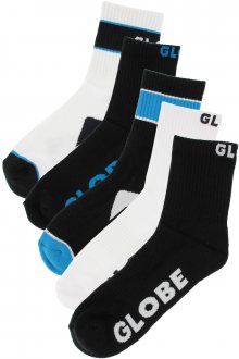 ponožky -set 5 párů- GLOBE - Destroyer - BLK