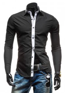 Černá pánská košile Bolf 4782