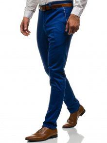 Modré pánské chino kalhoty Bolf 4326