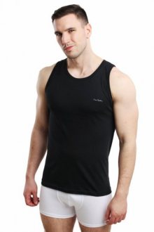 Pierre Cardin Tank Top černý Pánský nátělník XL černá