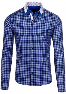 Tmavě modrá pánská košile Bolf 5743