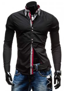 Černá pánská košile Bolf 4788