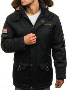 Černá pánská zimní bunda Bolf 40014