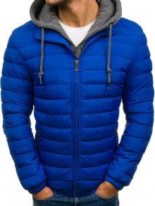 Modrá pánská zimní bunda Bolf 1012
