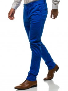 Modré pánské chino kalhoty Bolf 6807
