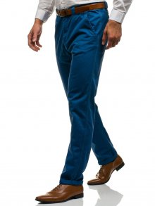Modré pánské chino kalhoty Bolf 6191