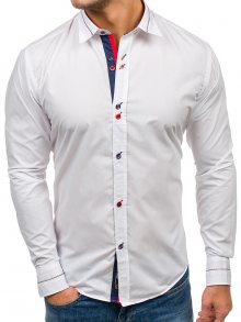 Pánská košile BOLF 5826 bílá